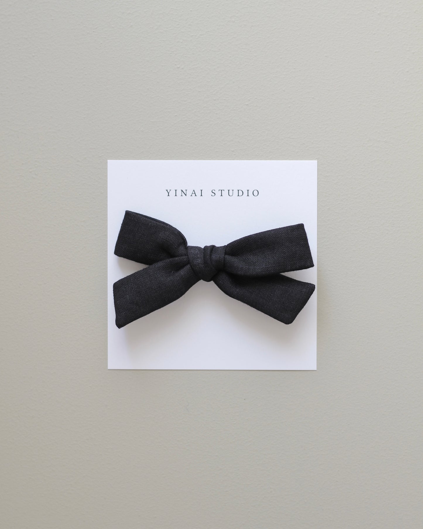 BOW CLIP / HEADBAND [medium] - black