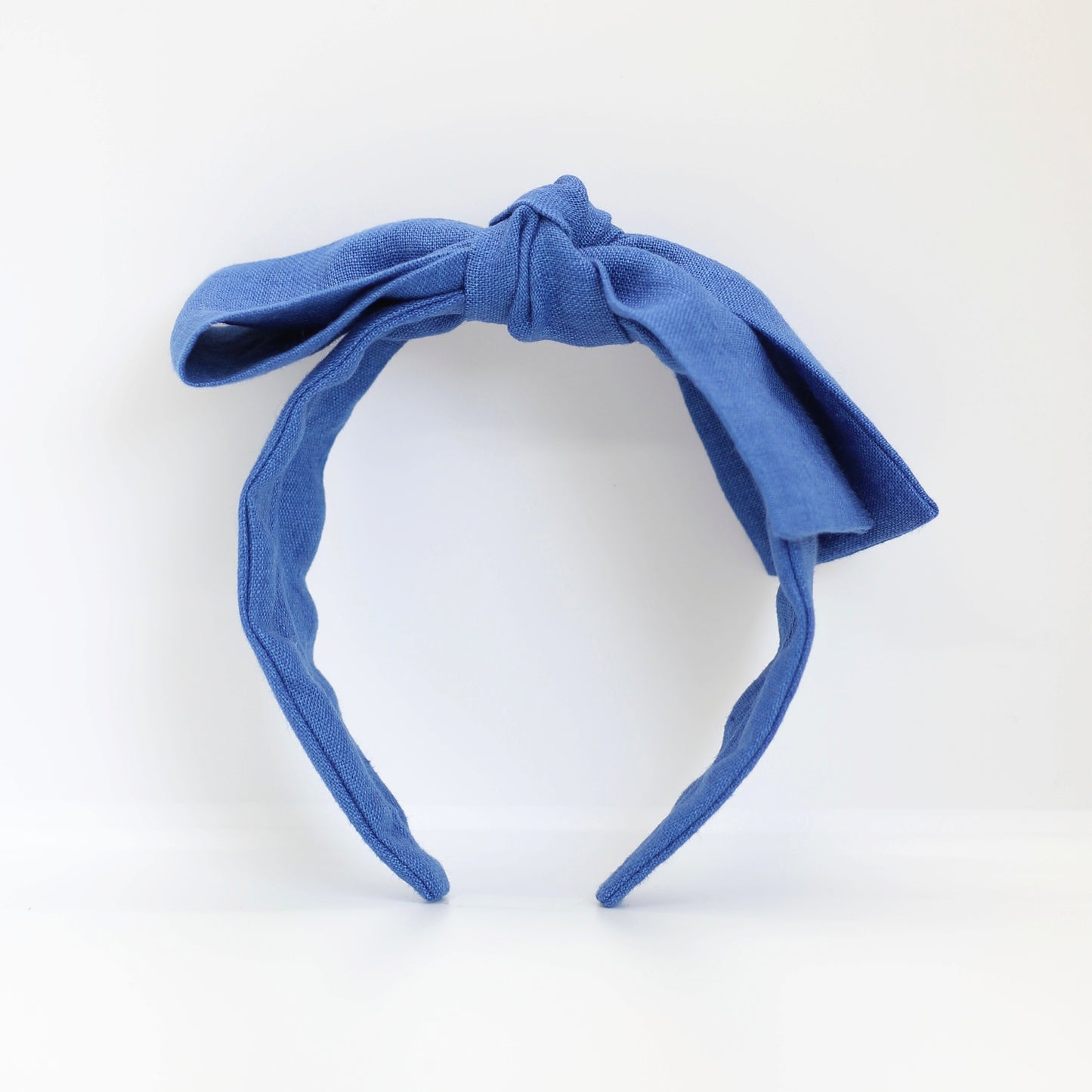 BOW HEADBAND [joy] - classic blue