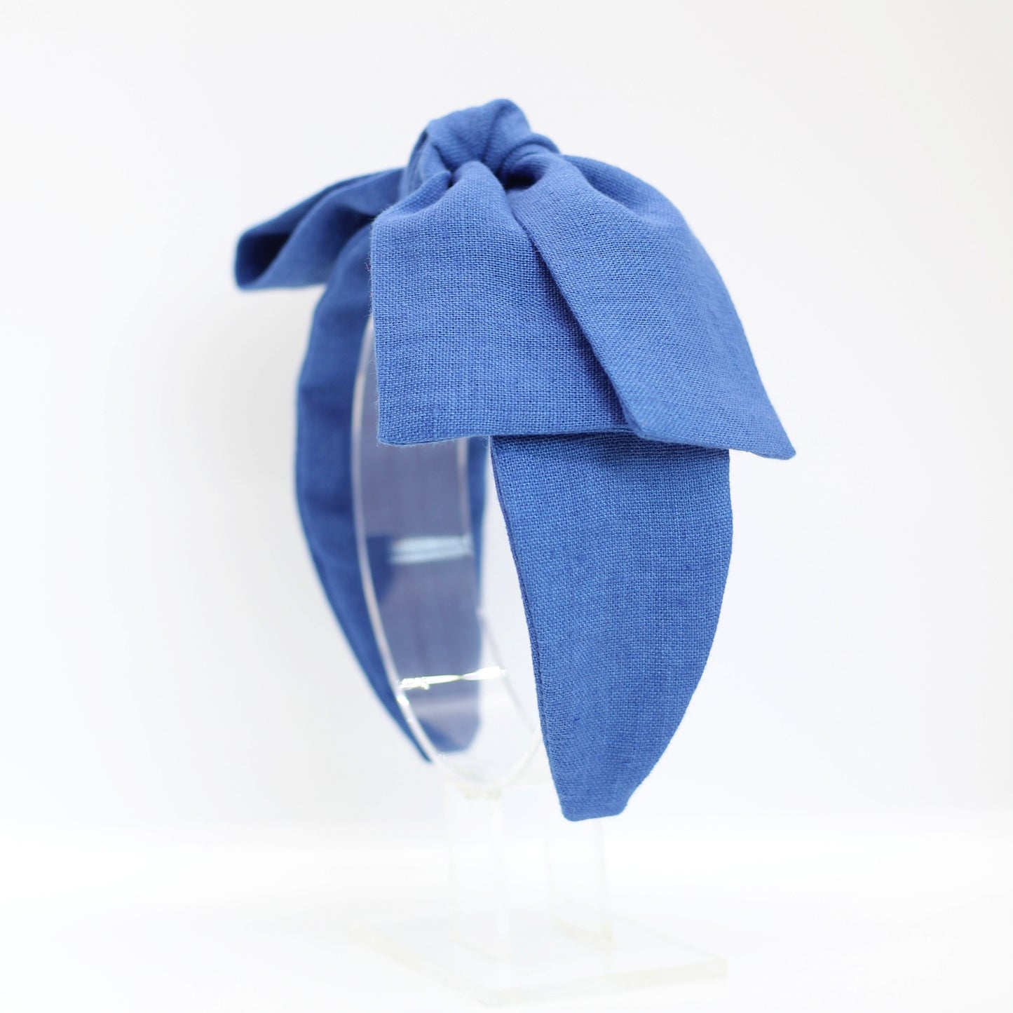 BOW HEADBAND [joy] - classic blue