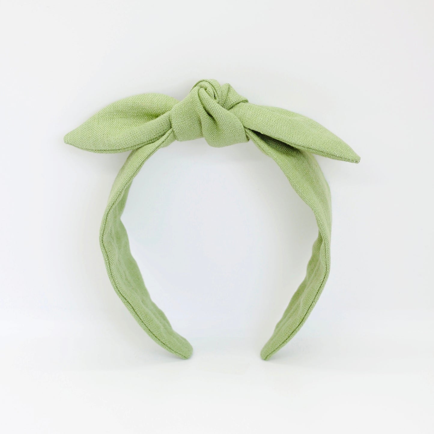 BOW HEADBAND [original] - pistachio green