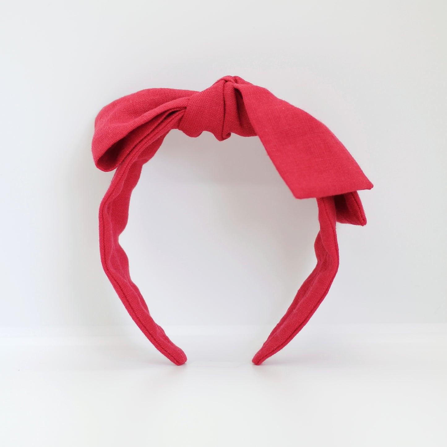 BOW HEADBAND [joy] - purely red