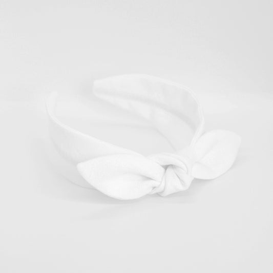 BOW HEADBAND [original] - white