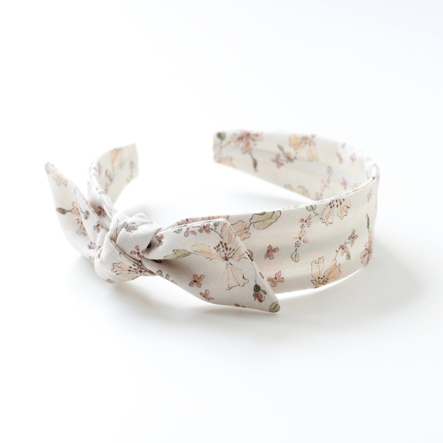 BOW HEADBAND [library] - Jasmine, light beige