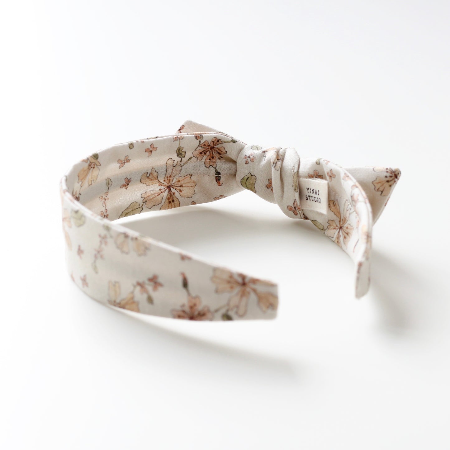 BOW HEADBAND [library] - Jasmine, light beige