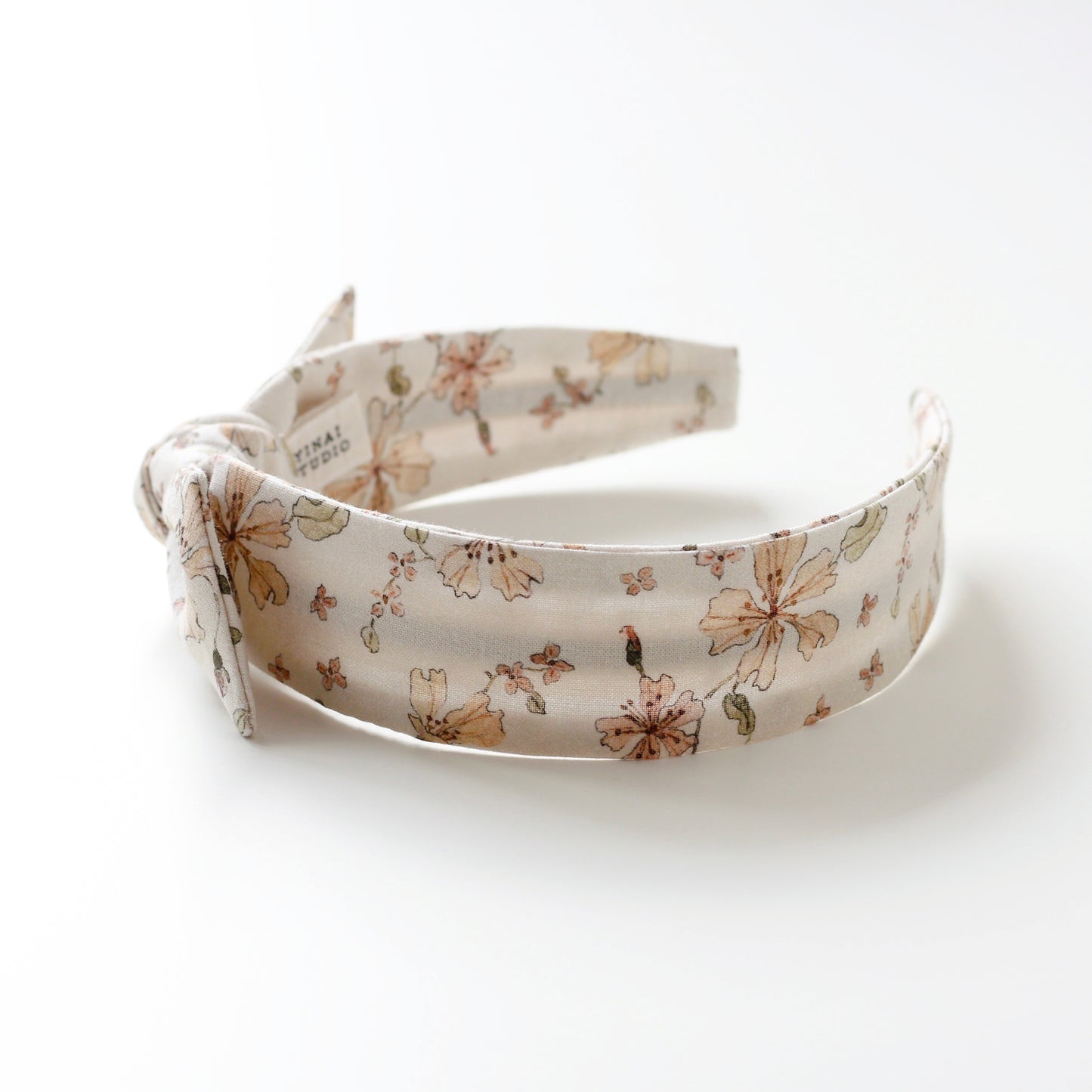 BOW HEADBAND [library] - Jasmine, light beige