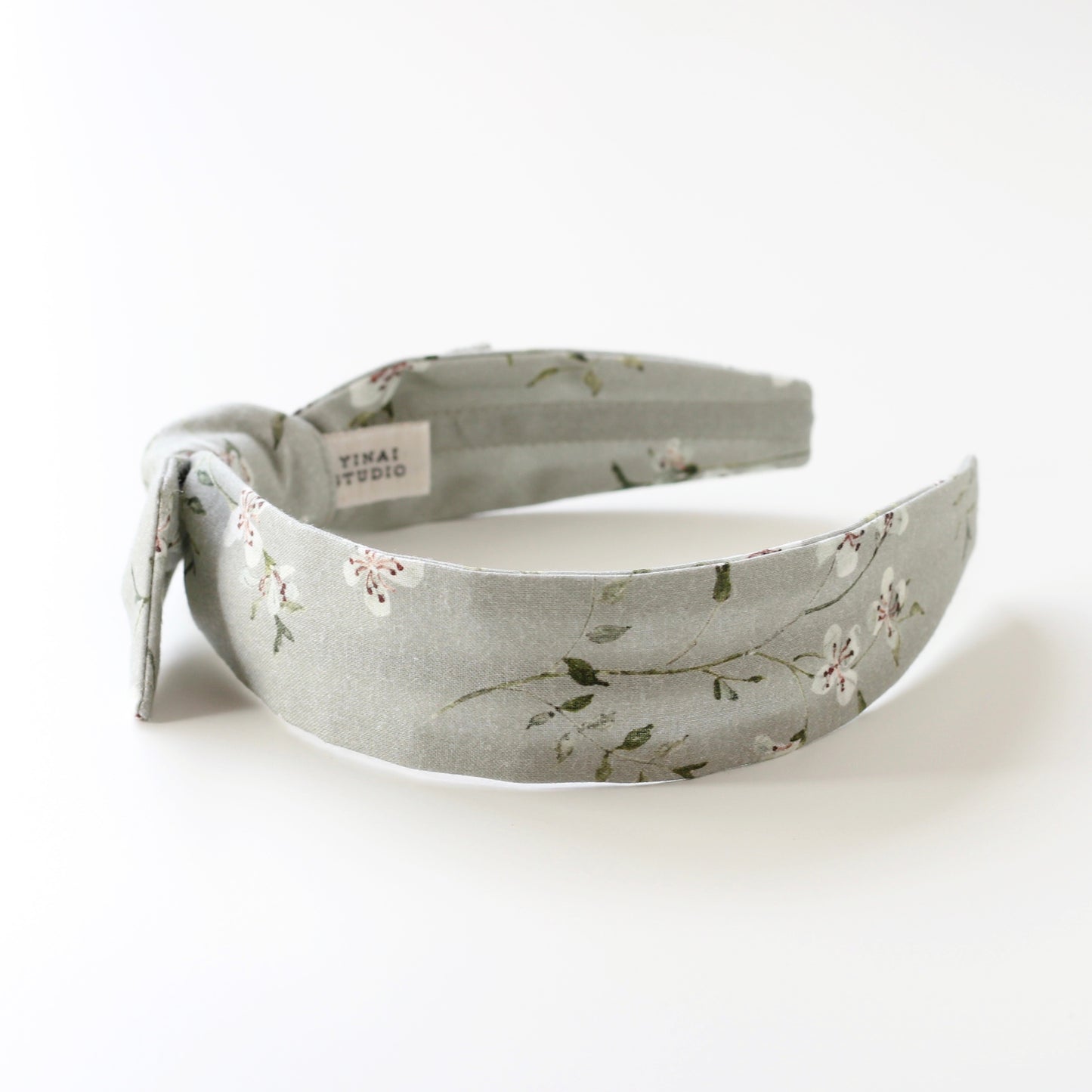 BOW HEADBAND [library] - Bittercress,sage green