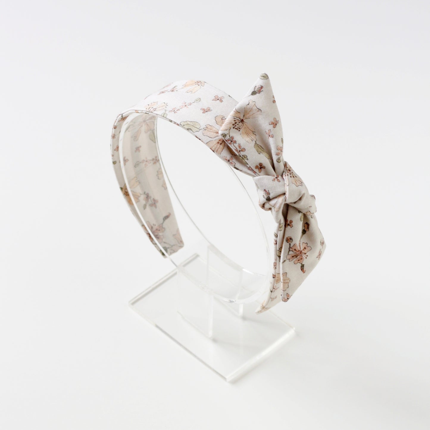 BOW HEADBAND [library] - Jasmine, light beige