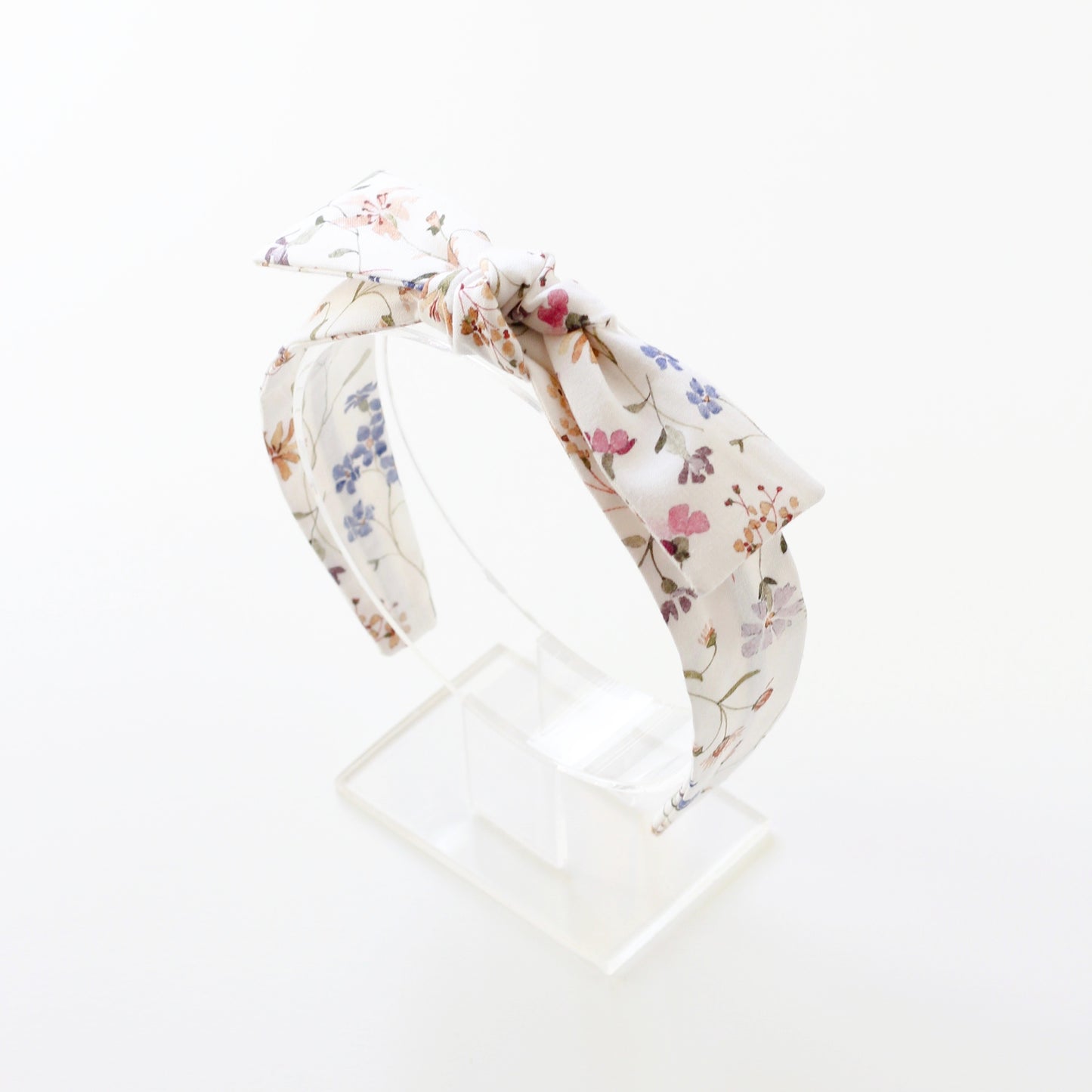 BOW HEADBAND [picnic] - Meadow, white