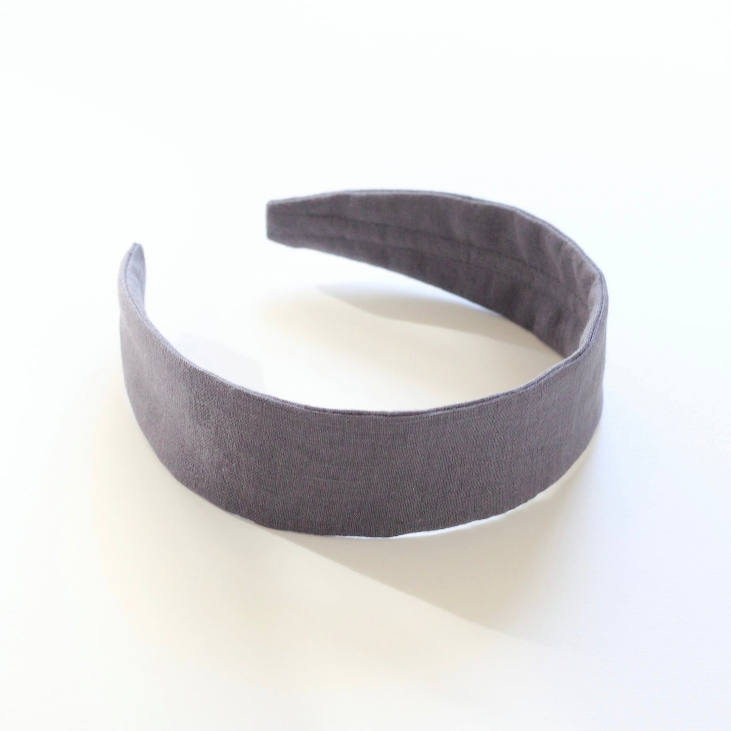 BOW HEADBAND [library] - navy gray