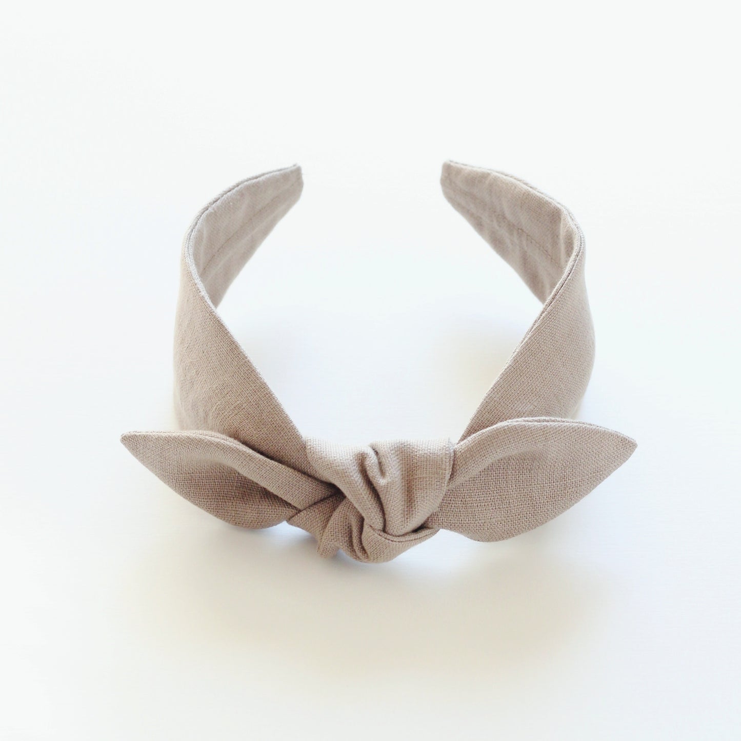 BOW HEADBAND [original] - brush beige