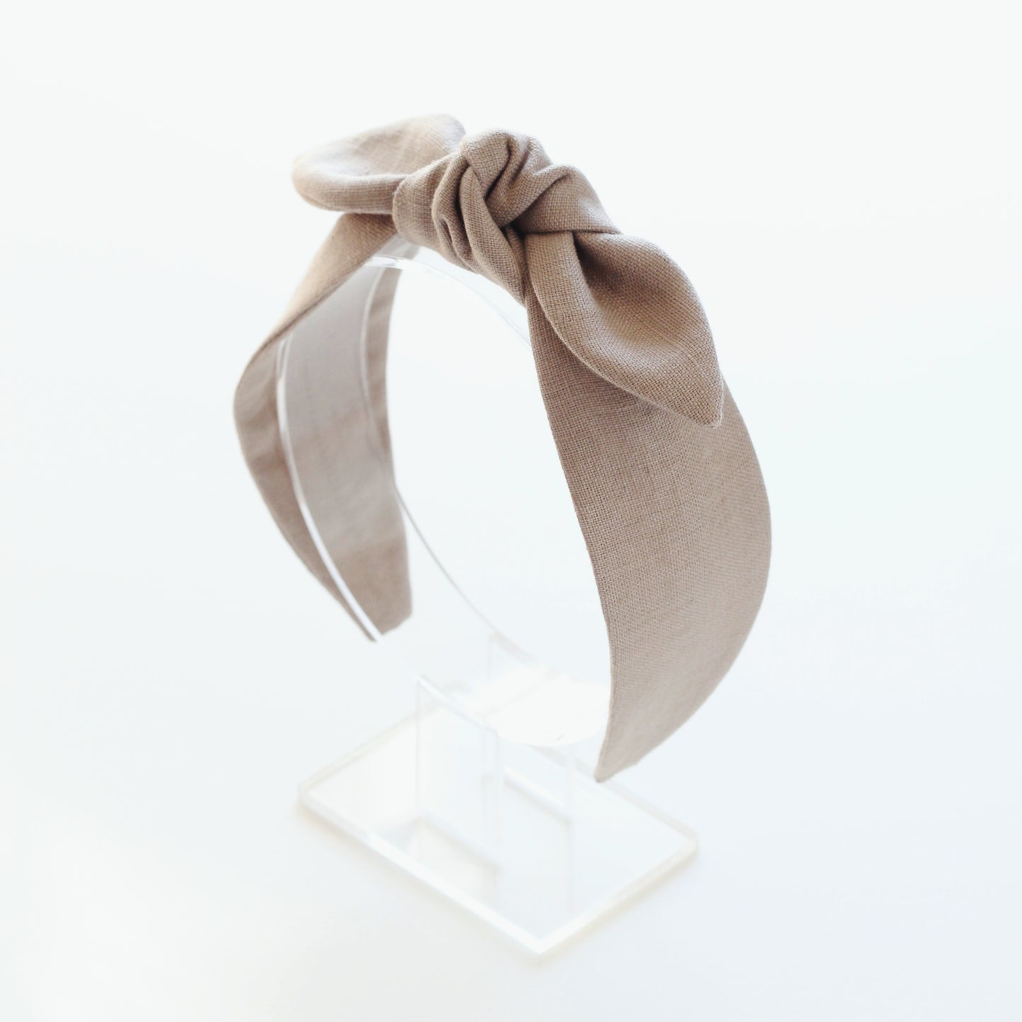 BOW HEADBAND [original] - brush beige