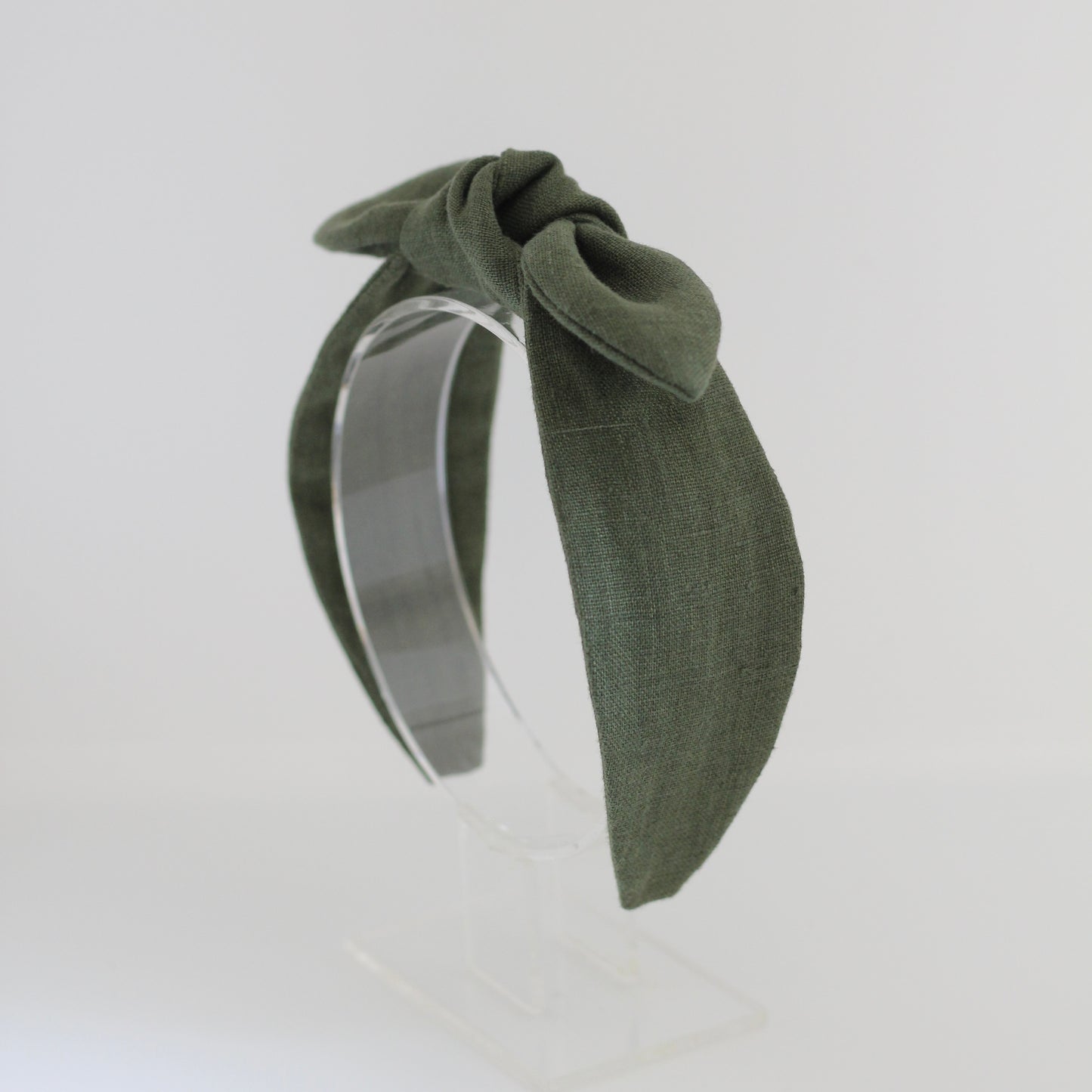 BOW HEADBAND [original] - dark green