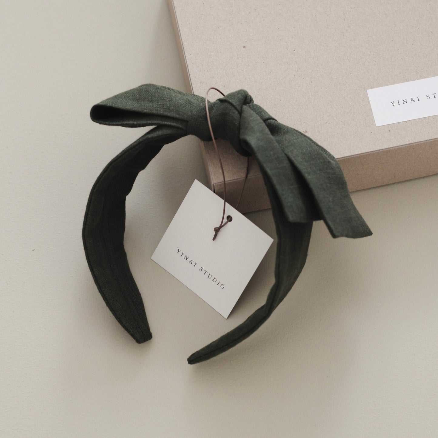 BOW HEADBAND [joy] - black